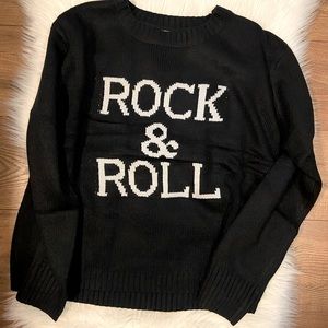 Rock and Roll chunky sweater